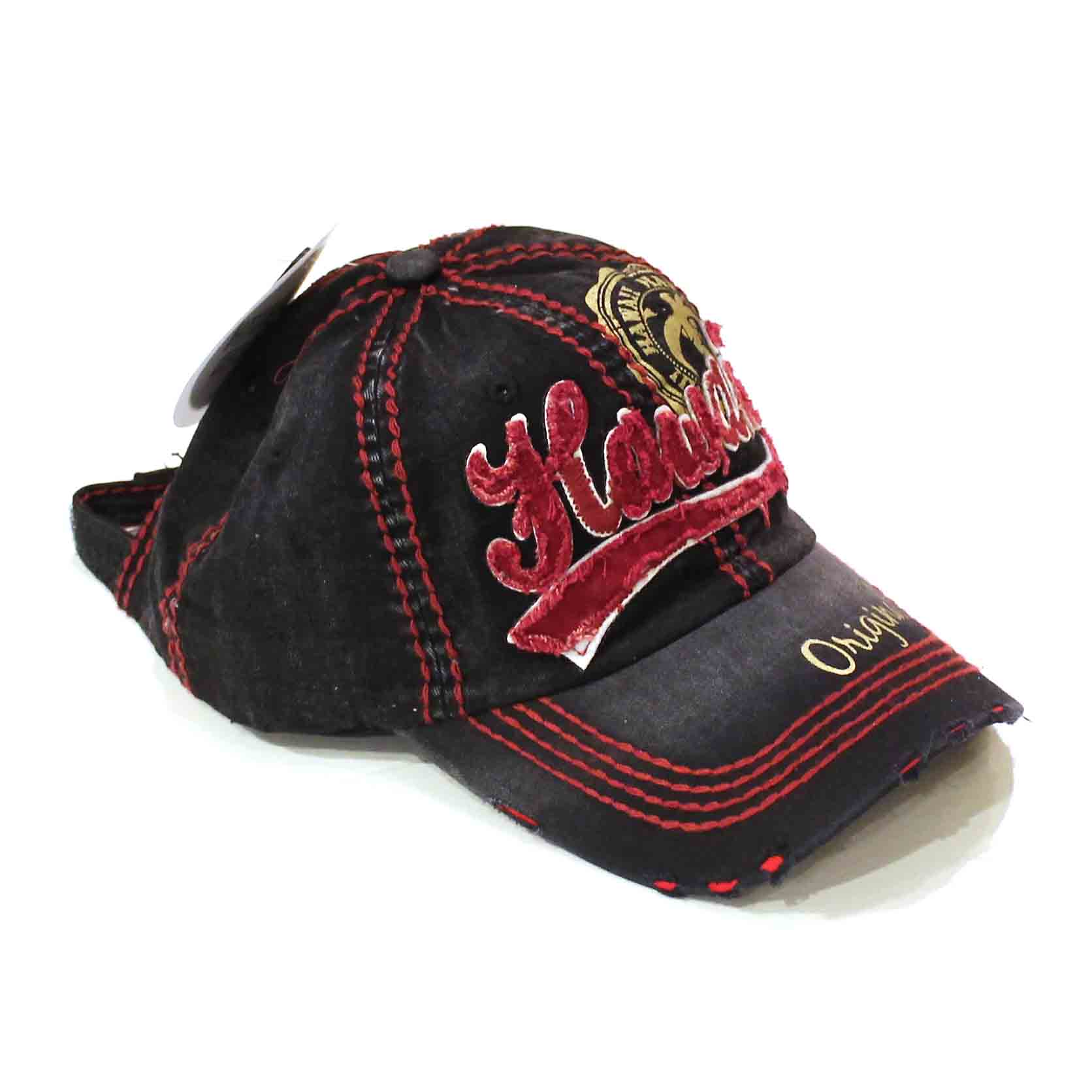 yRobin Ruth Hawaiiz Hawaiian Vintage Cap / CHI035-A / Black-Red^TVcEJWA^Xq^Robin Ruth