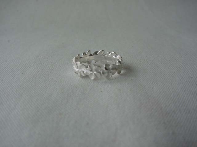 Flower All The Way Around 6mm Ring 7^nCAWG[^Vo[^Vo[OEw