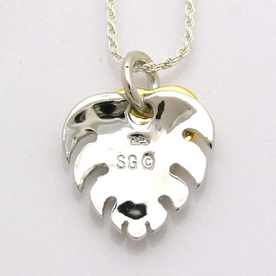 yHoku LelezVo[y_g^s/s Monstera & Yellow Heart Pendant^nCAWG[^Vo[^Vo[lbNXEy_g