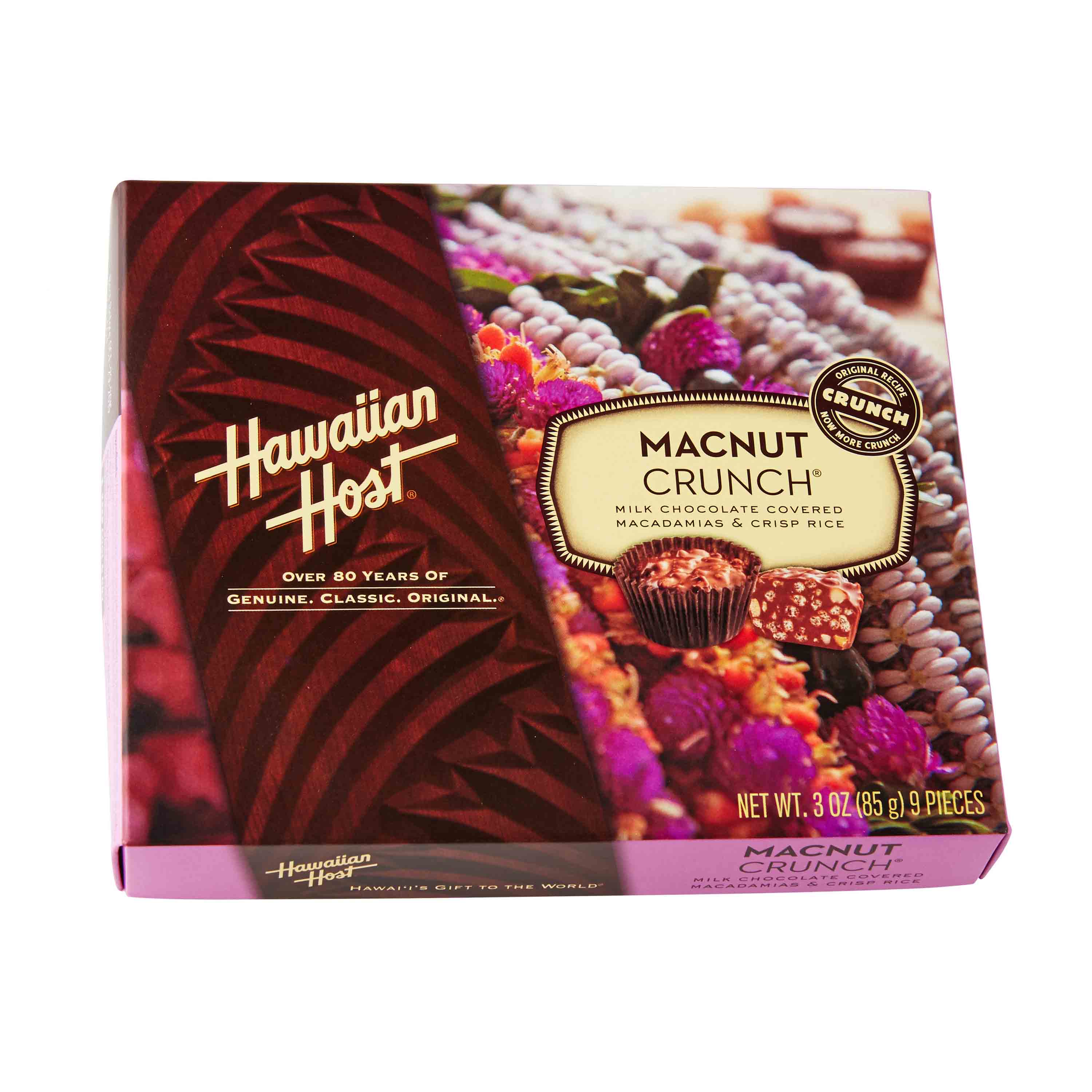 ハワイアンホースト/HAWAIIAN HOST マカダミアチョコレートクランチ 3oz (9粒)／製菓品／チョコレート／ブラウンチョコレート