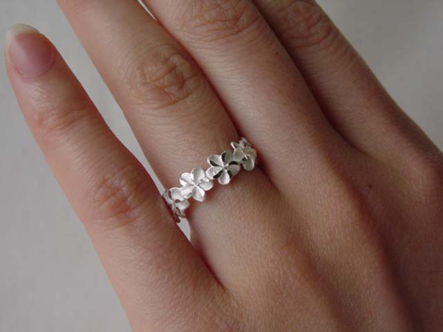 Flower All The Way Around 6mm Ring^nCAWG[^Vo[^Vo[OEw