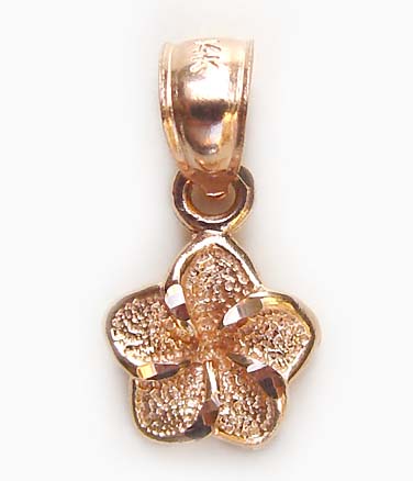 yMokuleia Jewelryz14K Rose Gold Flower Pendant^nCAWG[^14KS[h^14KS[hlbNXEy_g