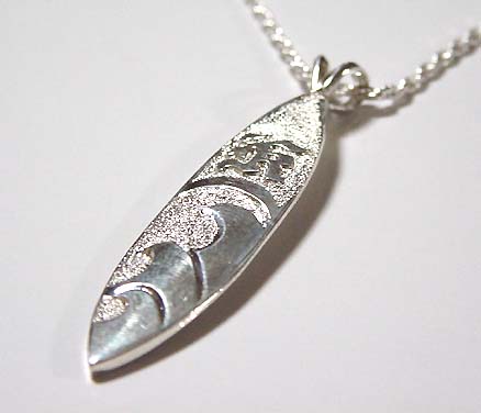 Hand Made SurfBoard Pendant Top Medium^nCAWG[^I[_[ChVo[^Vo[lbNXEy_g