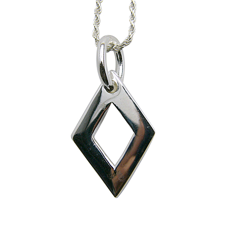 yMokuleia Jewelryz蒤Vo[y_g SP Gamble Pendant--Scroll diamond /SS^nCAWG[^Vo[^Vo[lbNXEy_g