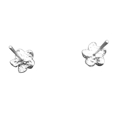 Silver  Plumeria w/Clear cz Earring isAXj^nCAWG[^Vo[^Vo[COEsAX
